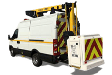 Minibus Hire St Helens - 3.5T Cherry Picker with 12.5M Reach - Van hire St helens
